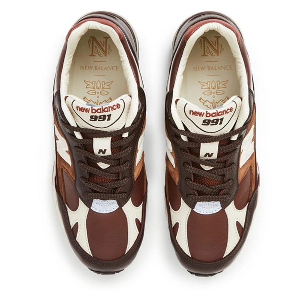 New Balance 991 Low Trainer - Brown
